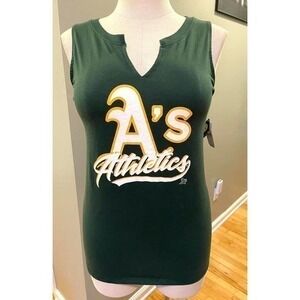 New Torrid 2 (2X, 18/20)‎ Oakland A's Athletics Baseball MLB Split Neck Tank Top